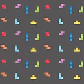 Tetris pattern. Un proyecto de Diseño de juegos y Diseño gráfico de Laura Liberal - 27.07.2014