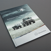 60 años Mercedes-Benz Unimog – libro de fotos del evento . Desain Editorial, Pencitraan Merek & Identitas proyek oleh Katrin Horstkemper - 05.07.2011