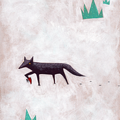  If I have warmth... I go for a walk in the snow. Un progetto di Illustrazione tradizionale di Ángela de la Vega - 07.08.2014