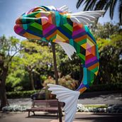 El cuerpo del arcoiris . Seni Jalanan, Dan Desain proyek oleh Raiber González Hechavarría - 08.31.2017