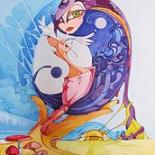 Amaltea. Un progetto di Belle arti, Graphic design e Illustrazione tradizionale di Carolina Motta - 11.08.2014