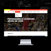 Redesign of BEC Handball. Art Direction, Web Design, and UX / UI project by Frouin Emma - 07.11.2014