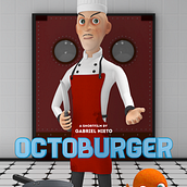 Octoburger. 3D project by Gabriel Nieto - 10.24.2016
