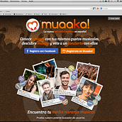 Muaaka! Música y amigos. Web Development, Events, UX / UI, and Web Design project by Céline Alcaraz - 08.12.2014