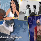 Illustraciones personalizadas. Un proyecto de Ilustración tradicional de Roberto Gualda - 18.08.2014