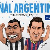 Caricaturas deportivas-sports cartoons. Traditional illustration project by Sebastian Ezequiel Caiafa - 02.28.2015