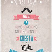 Comer bien no cuesta nada.... Graphic Design, and Traditional illustration project by Jesus Parraga Recio - 08.21.2014