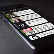 ABC en 20 Noticias (Mobile). Art Direction, Design, and UX / UI project by Juan Tejerina - 08.25.2014
