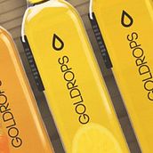 Goldrops. Projekt z dziedziny Br, ing i ident, fikacja wizualna i Projektowanie opakowań użytkownika Beatriz Serrano Yebra - 30.08.2014