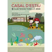 Cartell Casal d'Estiu. Projekt z dziedziny Projektowanie graficzne, Trad, c i jna ilustracja użytkownika elisabet moret plumé - 31.08.2014
