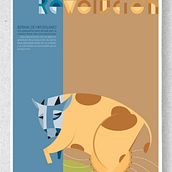 Revolución. Animation, Design, Character Design, Graphic Design, and Traditional illustration project by Ernesto Anton Peña - 09.01.2014