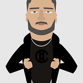 Spanish Rappers. Graphic Design, and Traditional illustration project by Marcos - 08.09.2014