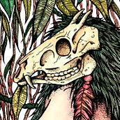 Skullflower. Un projet de Illustration traditionnelle de Atomique Acorn - 30.09.2013