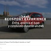 Ford Spain / EcoSport Experience / Social Media Strategic Content. Animation, Br, ing, Identit, Film, Video, TV, Interactive Design, Photograph, Marketing, Motion Graphics, Multimedia, Music, Photograph, Post-production, and Advertising project by Cristian De Leo - 03.14.2014