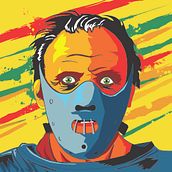 Lecter, Hannibal Lecter.. Traditional illustration project by Cristian Iborra Pinero - 09.14.2014