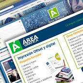 Web y redes sociales Áreagrafica. Un proyecto de Desarrollo Web de Sergio Blanco Periago - 14.09.2014
