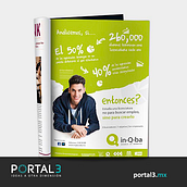 Publicidad para inQba Escuela de Negocios. Un projet de Design , Design graphique , et Publicité de Portal 3 - 14.09.2014
