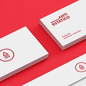 Antiestático re_Branding. Un projet de Animation, Br, ing et identité, Direction artistique, Design graphique, Illustration traditionnelle , et Motion design de Peter Cobo - 11.05.2015