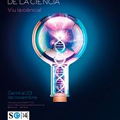 Cartell  19a SETMANA DE LA CIÈNCIA (Biotecnologia). 3D, Graphic Design, and Advertising project by O'DOLERA - 09.17.2014