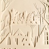 Cartel Paper Cut. Fine Arts, and Traditional illustration project by Isabel Torre Gutiérrez - 09.17.2014