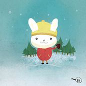 Mil y un conejos - Cover. Editorial Design, and Traditional illustration project by Leonardo Frino - 09.17.2014