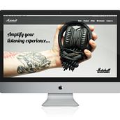 Marshall Amps Web. Web Design project by Jaime Rubio Díaz - 09.17.2014