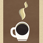 Coffee Poster. Design, Graphic Design, and Traditional illustration project by Adolfo Ruiz MendeS - 09.17.2014