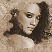 Retrato con texturas Ein Projekt aus dem Bereich Grafikdesign von Nieves Atienza Lago - 24.04.2014