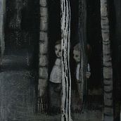 Hansel e Gretel illustration. Design, Ilustração tradicional, e Pintura projeto de carola zerbone - 28.09.2014