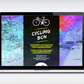 WEB CYCLINGBCN.COM. Graphic Design, and Web Design project by Odi Bazó - 09.30.2014