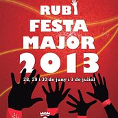 Cartel Festa Major. Graphic Design project by Anna Alcón - 05.31.2013