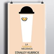 Poster de La Naranja Mecánica. Film, Video, TV, and Graphic Design project by Lucía Sánchez Bazaga - 03.31.2014