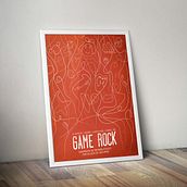 Propuesta cartel: GAME ROCK 2013. Un proyecto de Diseño gráfico, Ilustración tradicional y Publicidad de Lídia Guim Garrgia - 08.10.2014