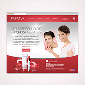 Ponds Venezuela. Graphic Design, and Web Design project by Adriana Fernandes Sánchez - 10.06.2014