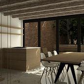 Rehabilitación de casa entre medianeras. Arquitetura de interiores projeto de Victor Salme - 30.04.2013