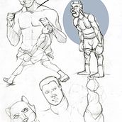 Concept Muhammad The Cat. Een project van  Beeldende kunst,  Ontwerp y Ontwerp van personages van Rafael Nadal Rodriguez - 12.10.2014
