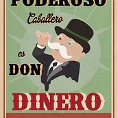 Poderoso Caballero. Een project van  Art direction,  Ontwerp y Traditionele illustratie van Rafael Nadal Rodriguez - 12.10.2014