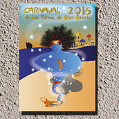 Propuesta de cartel del Carnaval de Las Palmas 2015 Ein Projekt aus dem Bereich Grafikdesign von Yoni Moreno - 14.10.2014