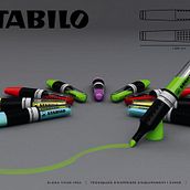 3D Stabilo. Un progetto di 3D, Design e Product design di Elena Vivas Vida - 14.10.2014