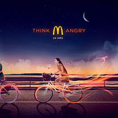 McDonalds: Think Angry. Art Direction, and Advertising project by Mr. Kuns ™ - 10.28.2014