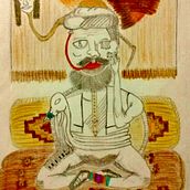 Sitting. Projekt z dziedziny Projektowanie postaci, Trad, c i jna ilustracja użytkownika Mehmet Demirtaş - 01.11.2014