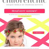 Template Email Blast: CHILDRENCHIC. Br, ing, Identit, Art Direction, and Design project by Beatriz Menéndez López - 11.02.2014