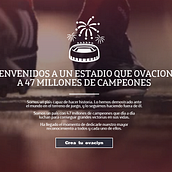47millonesdecampeones. Un progetto di Web development, Br, ing, Br, identit, Programmazione, Web design e UX / UI di Fernando Morales Roselló - 03.11.2014