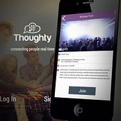 Thoughty App. Un projet de Animation, Motion design , et Multimédia de Cristian Varela - 03.11.2014