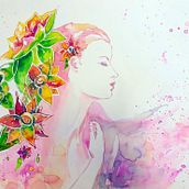 Flowers. Un proyecto de Bellas Artes e Ilustración tradicional de Marta Casals Juanola - 05.11.2014