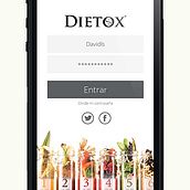 Dietox móvil App. Web Design project by allende lopez - 11.09.2014