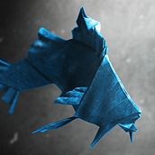 Origami Fish OpenerNuevo proyecto. Animação, e Motion Graphics projeto de Borja Aguado Aizpun - 10.11.2014
