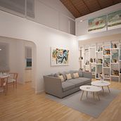Vivienda Unifamiliar para Vivir. 3D, Architecture, Interior Architecture & Interior Design project by María Rufián Sánchez - 11.12.2014