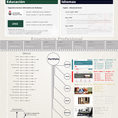 Visual Curriculum Vitae . Un proyecto de Desarrollo Web, Diseño gráfico, Diseño Web e Informática de Ivan H. - 21.11.2014