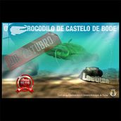 O Crocodilo de Castelo de Bode Ein Projekt aus dem Bereich Kunstleitung, Events und Traditionelle Illustration von Laetitea Halin - 09.11.2014